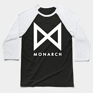 Monarch legacy of monster black and white logo Baseball T-Shirt